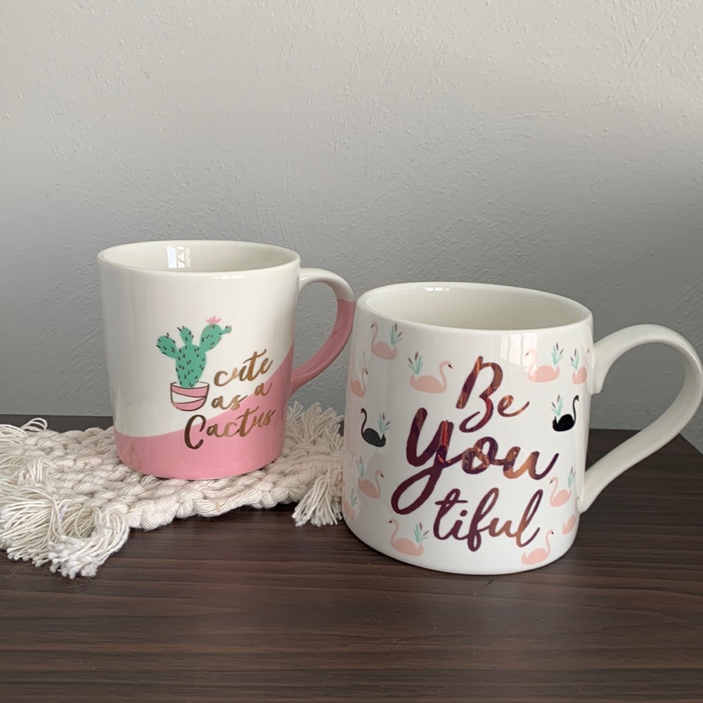 Set of two Slant mugs!